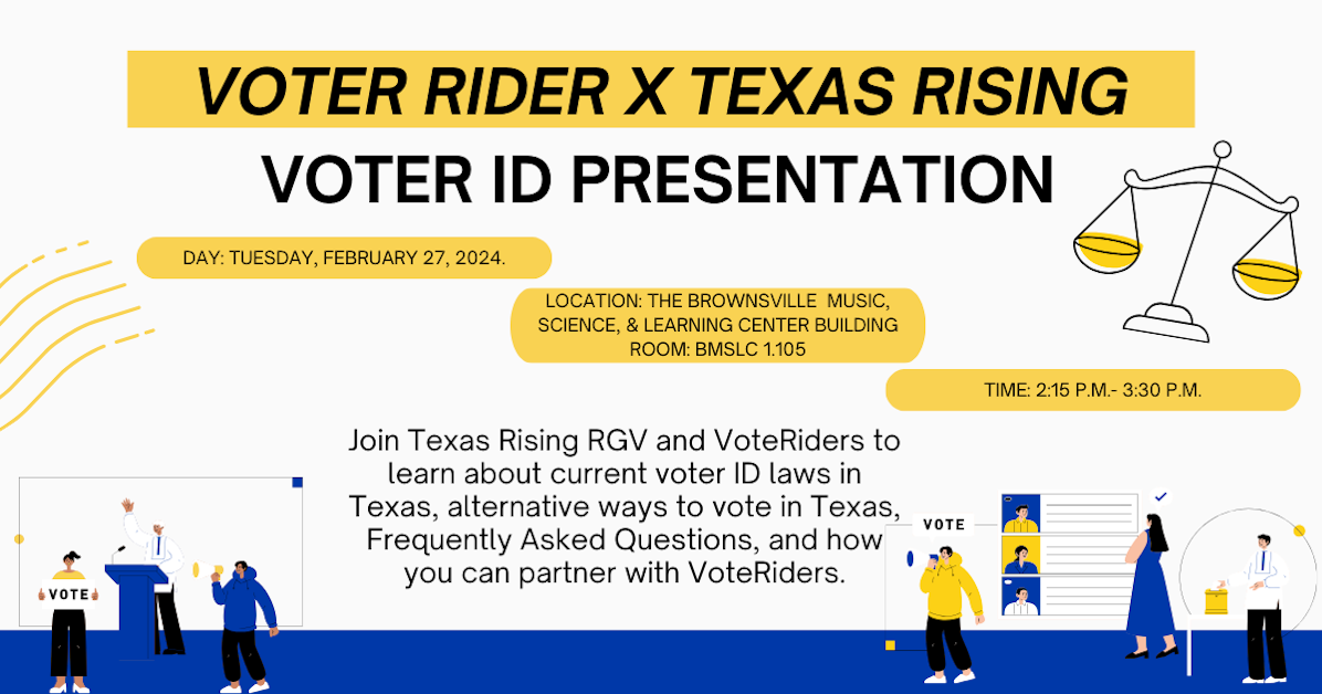 Voter ID x Texas Rising Voter ID Presentation · Mobilize
